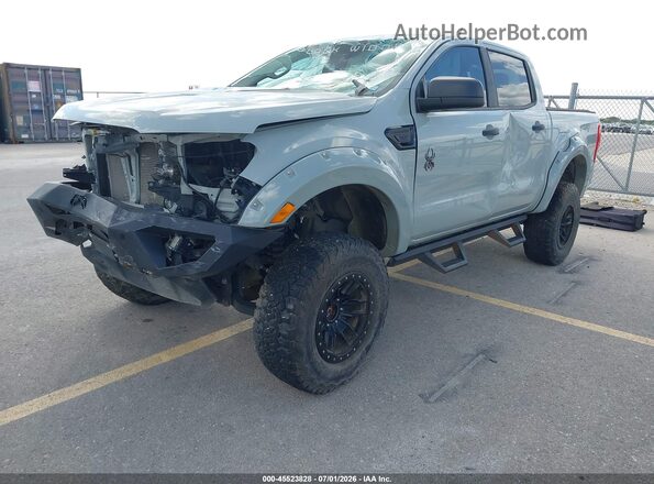 1FTER4FH7NLD34242 2022 FORD RANGER Серебряный Передняя левая четверть