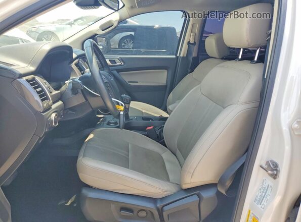 1FTER4FH8KLA03942 2019 FORD RANGER White წინა სალონის ხედი
