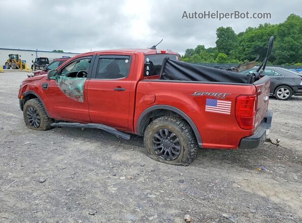 1FTER4FH8KLA55216 2019 FORD RANGER Red 