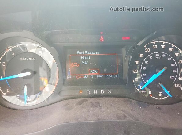 1FTER4FH8LLA56125 2020 FORD RANGER Серебряный Вид щитка приборов