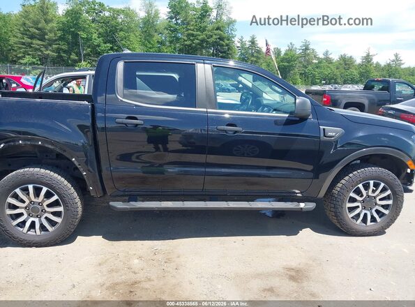 1FTER4FH9KLA04260 2019 FORD RANGER Black Widok wnętrza 360 stopni
