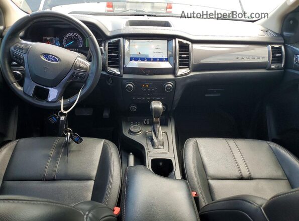 1FTER4FH9KLA55385 2019 FORD RANGER Black Առջևի վահանակի տեսք