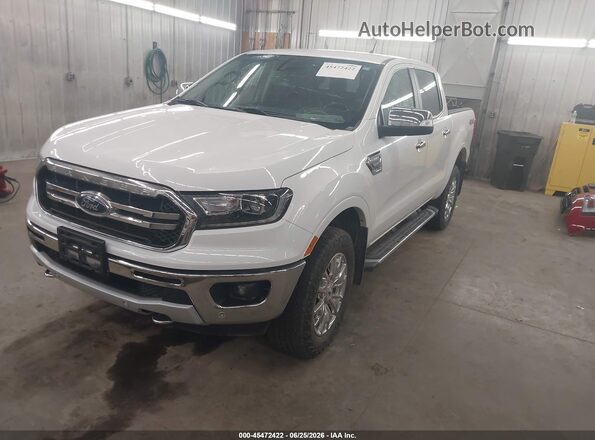 1FTER4FH9KLA82893 2019 FORD RANGER Белый Передняя левая четверть