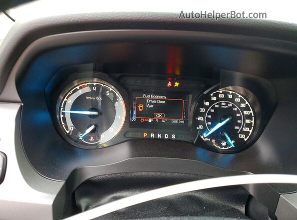 1FTER4FH9LLA58420 2020 FORD RANGER Silver Вид щитка приладів