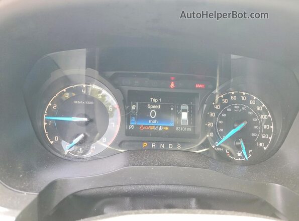 1FTER4FH9MLD86048 2021 FORD RANGER White ხელსაწყოთა პანელის ხედი