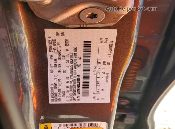 1FTER4FH9NLD55092 2022 FORD RANGER Gray Вид підкапотного простору
