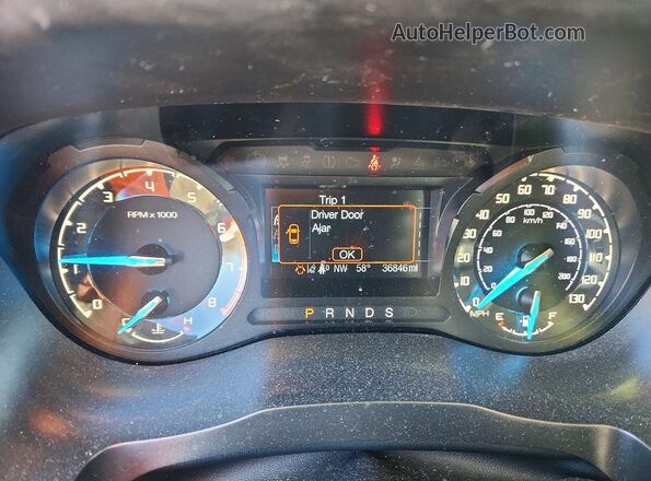 1FTER4FH9PLE06819 2023 FORD RANGER Gray ხელსაწყოთა პანელის ხედი