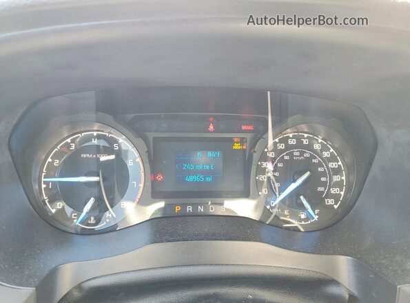 1FTER4FHXKLA20547 2019 FORD RANGER White Vista del cuadro de instrumentos