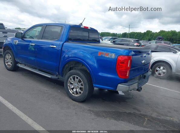 1FTER4FHXKLB04934 2019 FORD RANGER Blue Հետևի ձախ