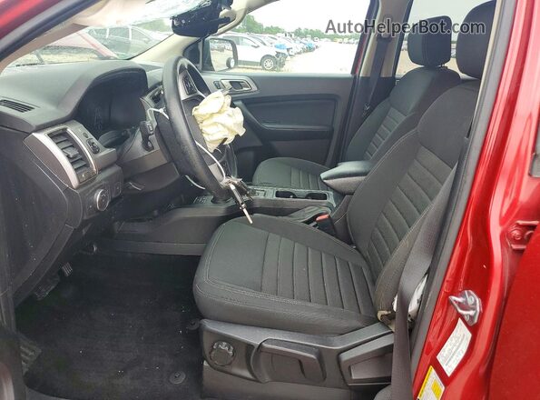 1FTER4FHXLLA97727 2020 FORD RANGER Red Widok wnętrza z przodu