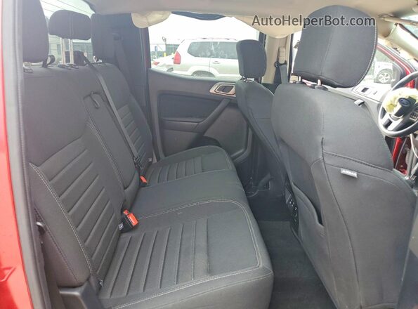 1FTER4FHXLLA97727 2020 FORD RANGER Red Widok tylnych siedzeń