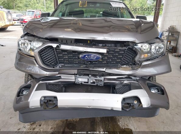 1FTER4FHXMLD44164 2021 FORD RANGER Gray Front view