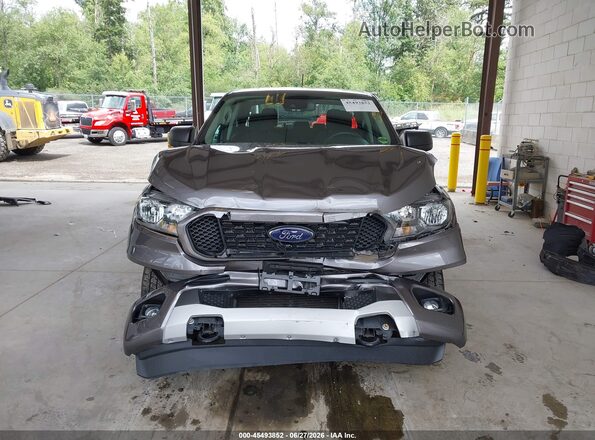 1FTER4FHXMLD44164 2021 FORD RANGER Gray Instrument cluster view