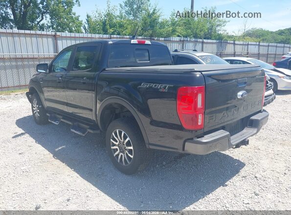 1FTER4FHXNLD54601 2022 FORD RANGER Black უკანა მარცხენა