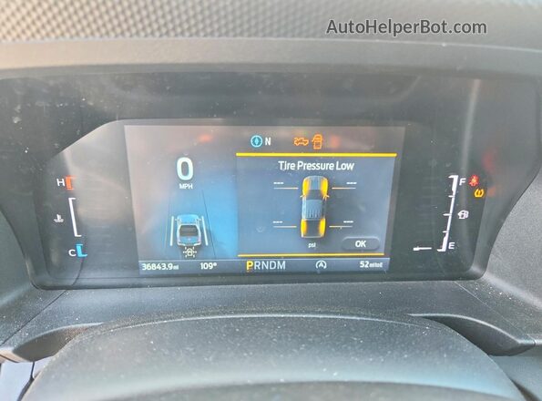 1FTER4GH5RLE13347 2024 FORD RANGER Gray Widok zestawu wskaźników