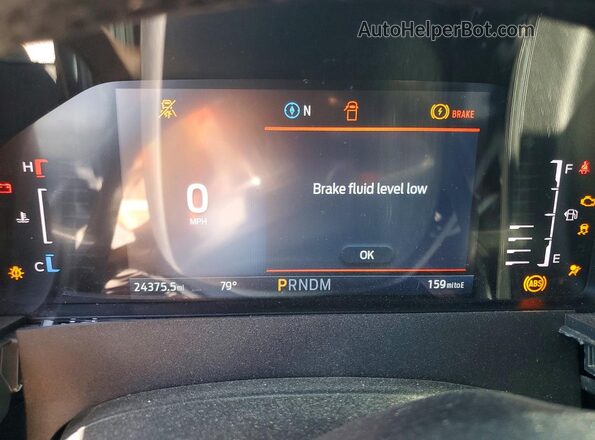 1FTER4GH7RLE51274 2024 FORD RANGER Black Вид щитка приладів