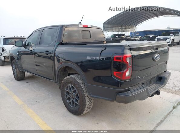 1FTER4GHXSLE28108 2025 FORD RANGER Черный Задняя левая четверть