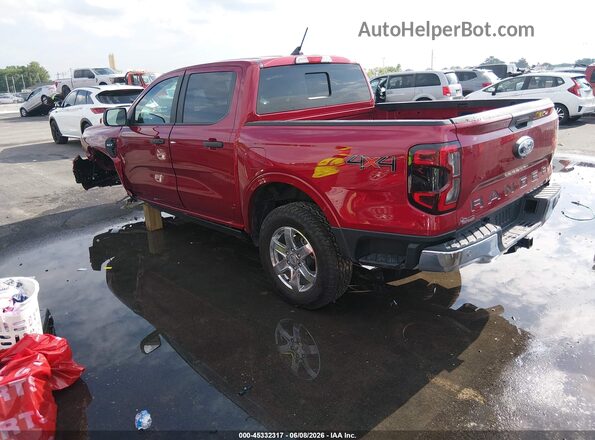 1FTER4HH1SLE36502 2025 FORD RANGER Red უკანა მარცხენა