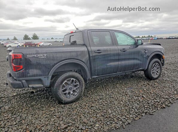 1FTER4HH6RLE00878 2024 FORD RANGER Черный Задняя правая четверть