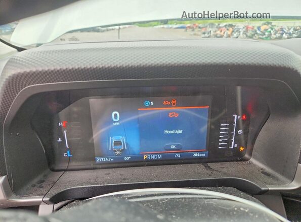 1FTER4HH6RLE20807 2024 FORD RANGER Blue ხელსაწყოთა პანელის ხედი