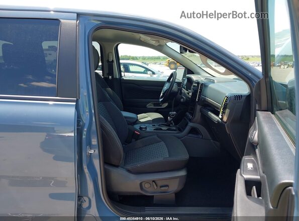 1FTER4HH6SLE51741 2025 FORD RANGER Blue Widok wnętrza z przodu