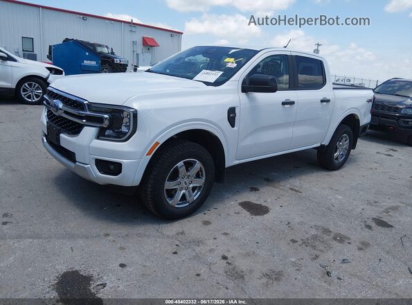 1FTER4HH6SLE70371 2025 FORD RANGER White წინა მარცხენა ხედი სამი მეოთხედიდან
