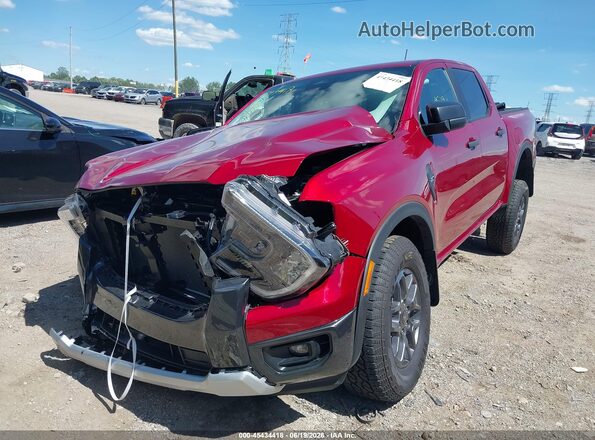1FTER4HH7SLE68841 2025 FORD RANGER Красный Передняя левая четверть