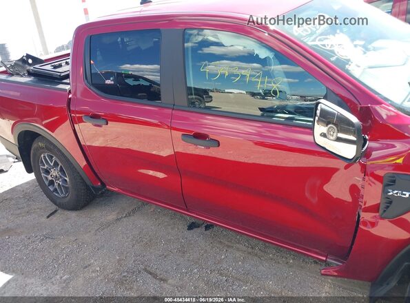 1FTER4HH7SLE68841 2025 FORD RANGER Красный Панорамный вид салона 360°