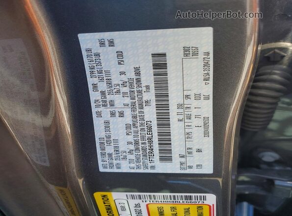 1FTER4HH8RLE66073 2024 FORD RANGER Charcoal Widok komory silnika