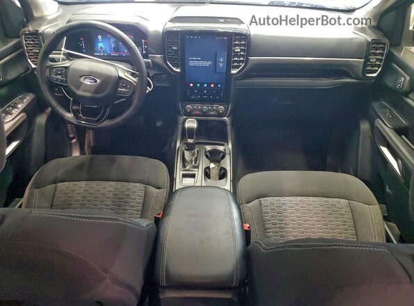 1FTER4HP5RLE62053 2024 FORD RANGER Blue Dashboard view