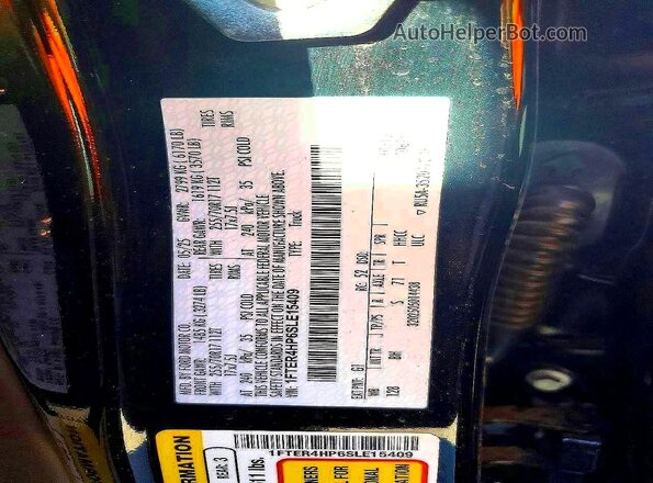 1FTER4HP6SLE15409 2025 FORD RANGER Black Widok komory silnika