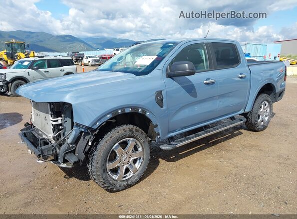 1FTER4HP9RLE56806 2024 FORD RANGER Синий Передняя левая четверть