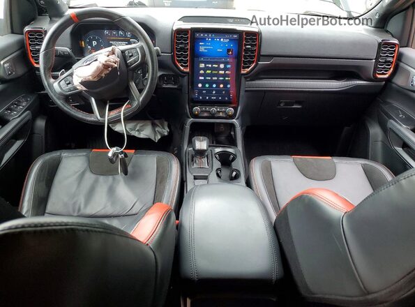1FTER4LR6RLE02307 2024 FORD RANGER Black Widok deski rozdzielczej