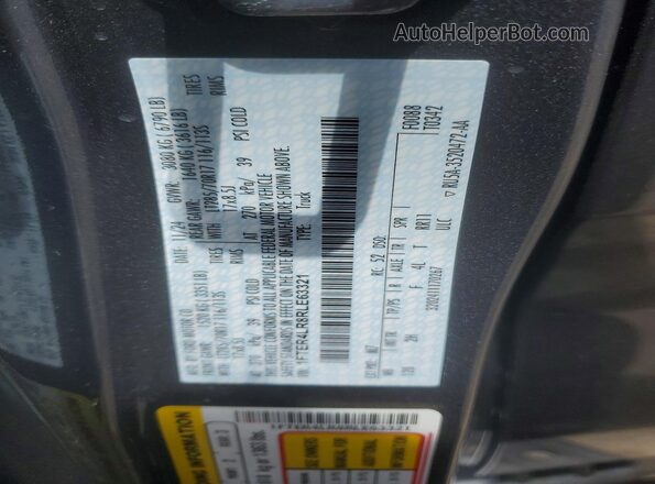 1FTER4LR8RLE63321 2024 FORD RANGER Gray Շարժիչի բաժամունքի տեսք