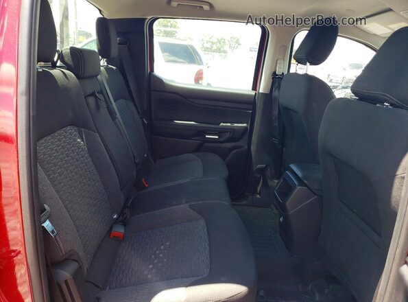 1FTER4PH2SLE03414 2025 FORD RANGER Red Rear seats view