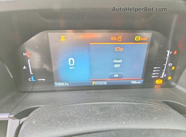1FTER4PH2SLE42343 2025 FORD RANGER White Սարքավորումների վահանակի տեսք