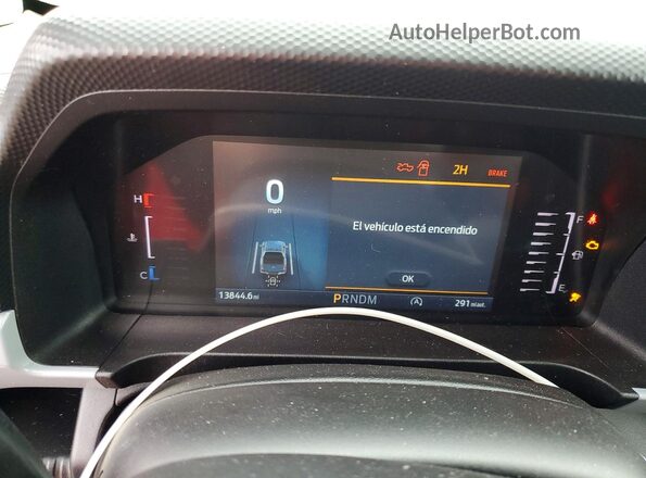 1FTER4PHXRLE35277 2024 FORD RANGER Gray Widok zestawu wskaźników