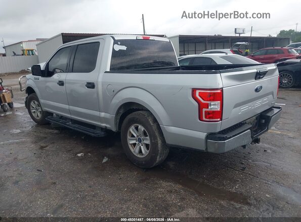 1FTEW1C40KKC99537 2019 FORD F150 Silver Trasero izquierdo