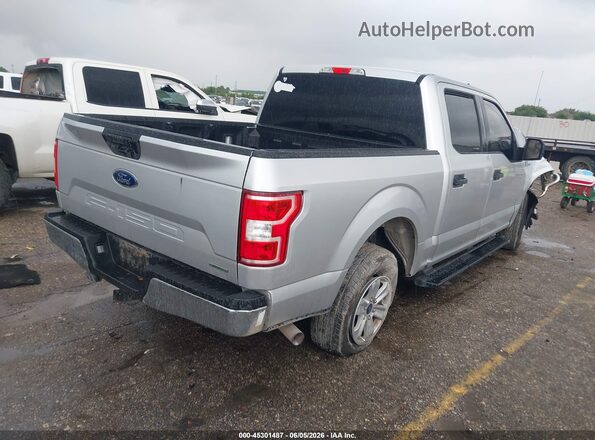 1FTEW1C40KKC99537 2019 FORD F150 Silver Trasero derecho