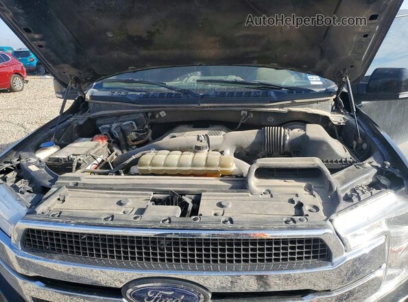 1FTEW1C41LFA74750 2020 FORD F150 Black Rear interior view