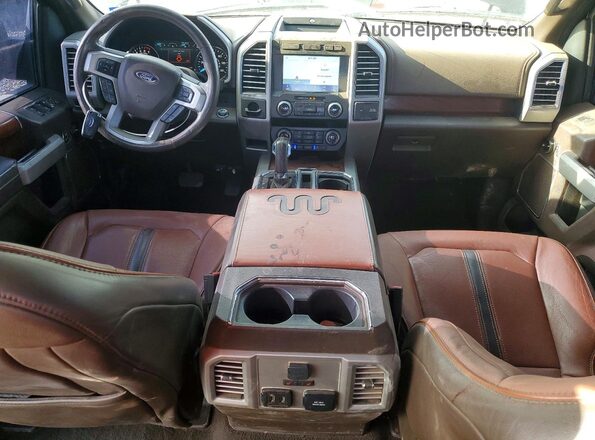 1FTEW1C41LFA74750 2020 FORD F150 Black Dashboard view