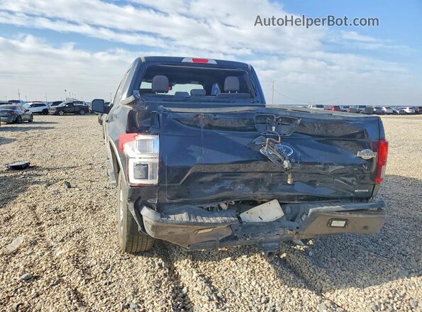 1FTEW1C41LFA74750 2020 FORD F150 Black Rear view