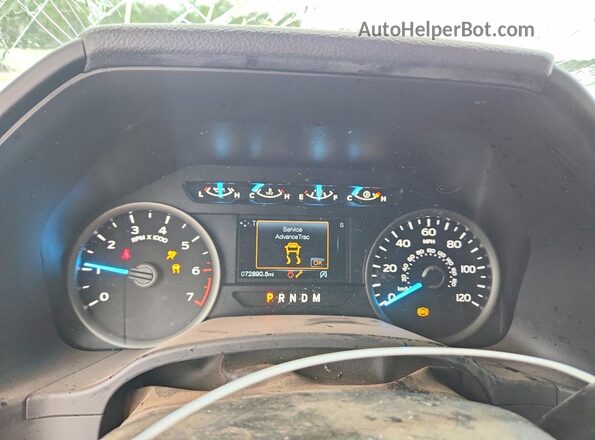 1FTEW1C44KKE34261 2019 FORD F150 Red ხელსაწყოთა პანელის ხედი