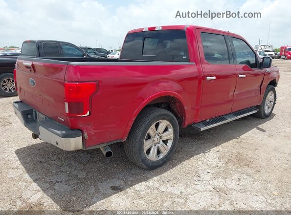 1FTEW1C44LKF46723 2020 FORD F150 Красный Задняя правая четверть