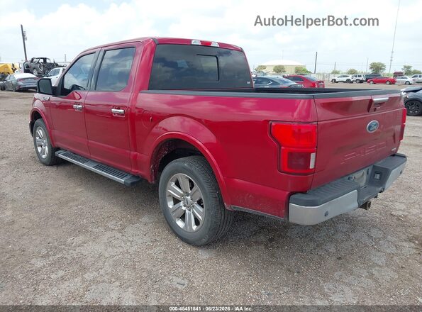 1FTEW1C44LKF46723 2020 FORD F150 Красный Задняя левая четверть