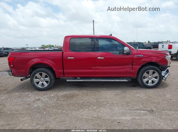 1FTEW1C44LKF46723 2020 FORD F150 Красный Панорамный вид салона 360°