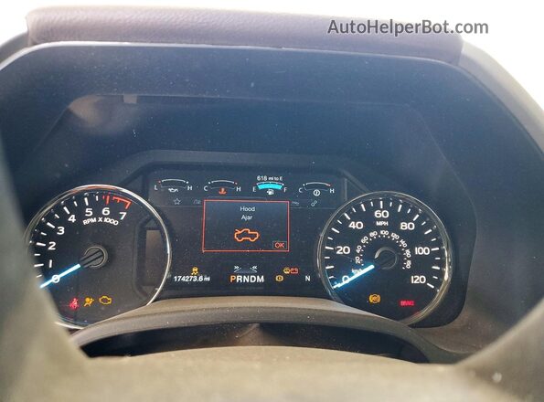 1FTEW1C45KFD42102 2019 FORD F150 White Widok zestawu wskaźników