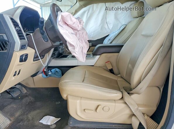 1FTEW1C45KFD42102 2019 FORD F150 White Widok wnętrza z przodu