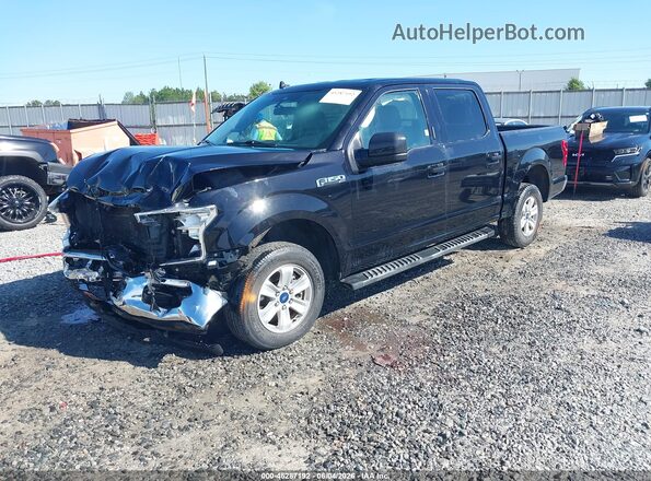 1FTEW1C45LFA21775 2020 FORD F150 Black Передня ліва чверть