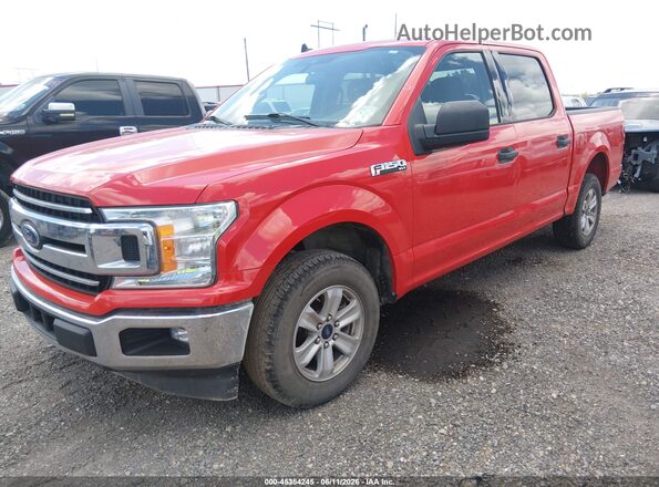 1FTEW1C46KKC52643 2019 FORD F150 Red Vista tres cuartos delantera izquierda